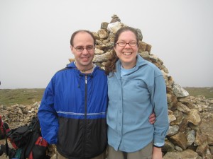 Donald and I on the summit of Mt Eisenhower